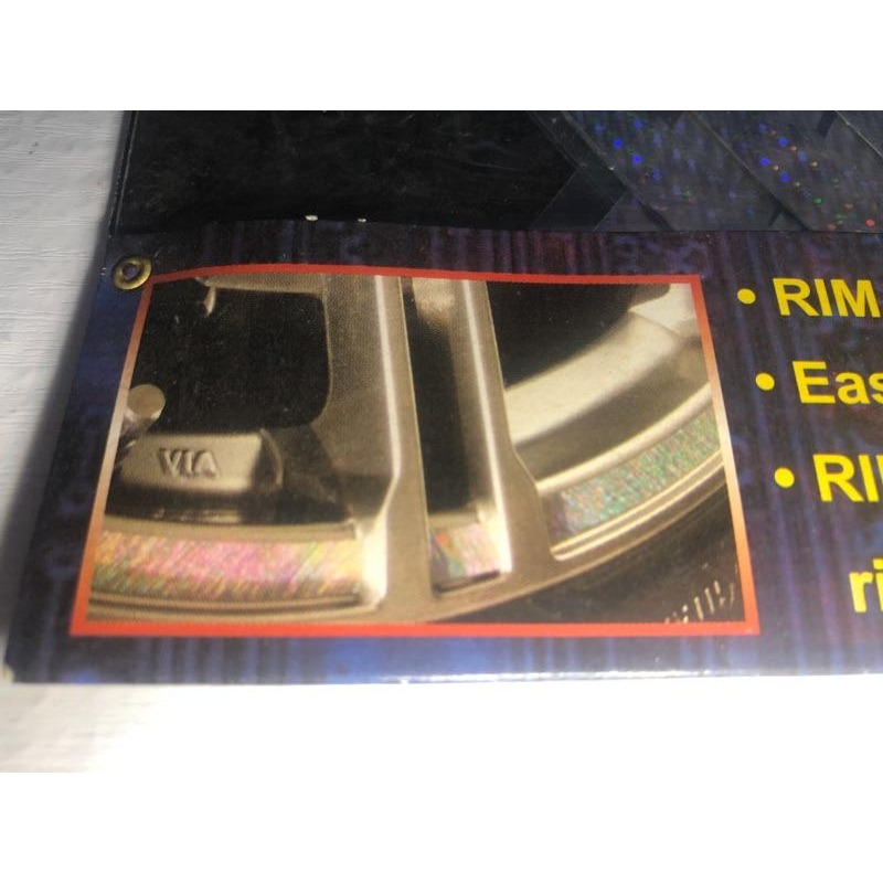 【Max魔力生活家】鋁圈亮光貼紙 鋁圈貼紙 (賠售價出清)-細節圖2