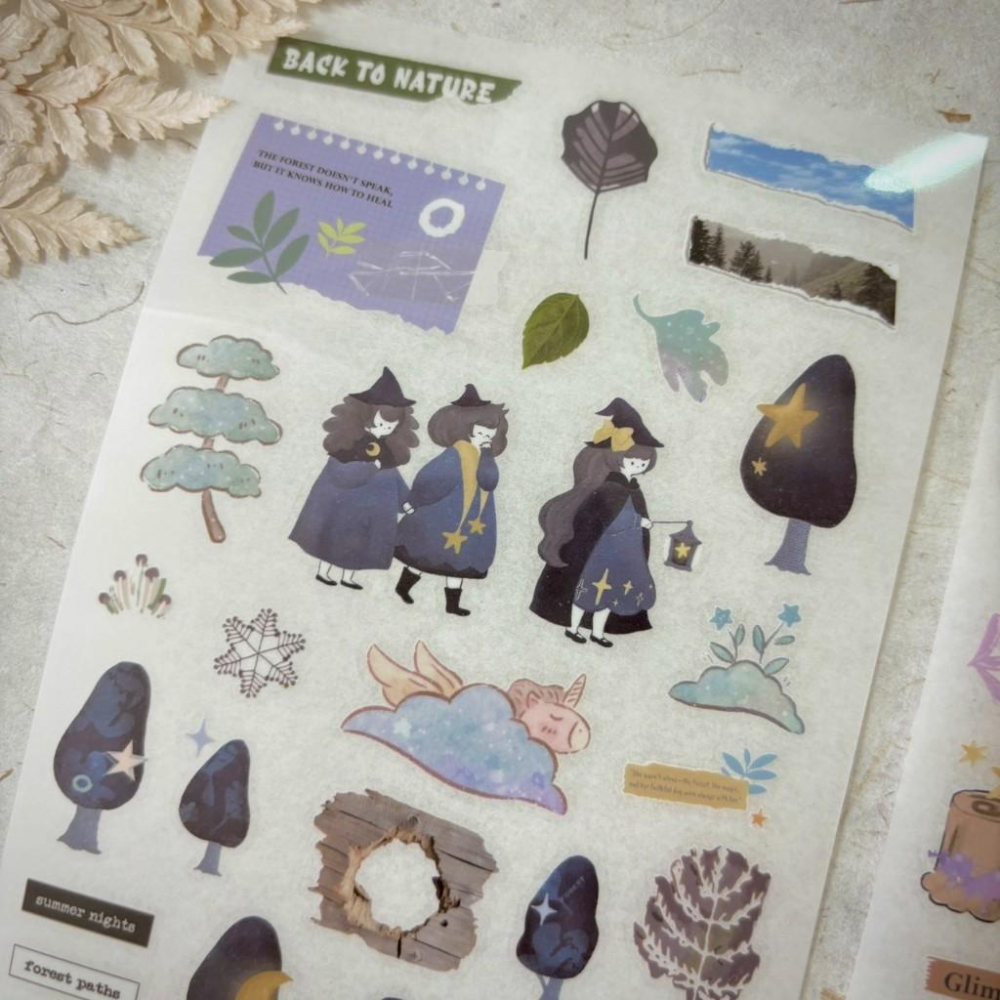 [好築藝創作]四重夢 森┃ 轉印貼紙-細節圖2