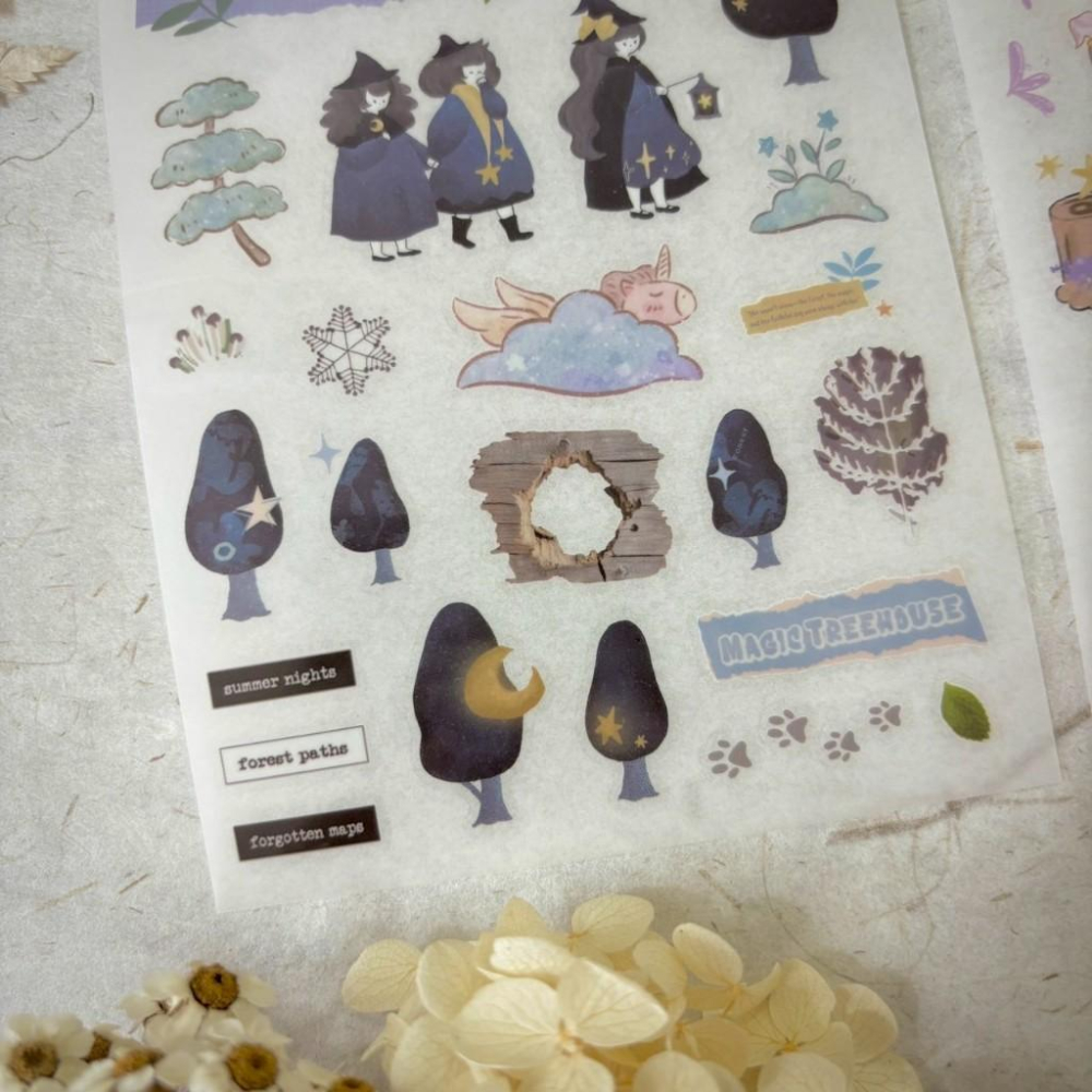 [好築藝創作]四重夢 森┃ 轉印貼紙-細節圖3