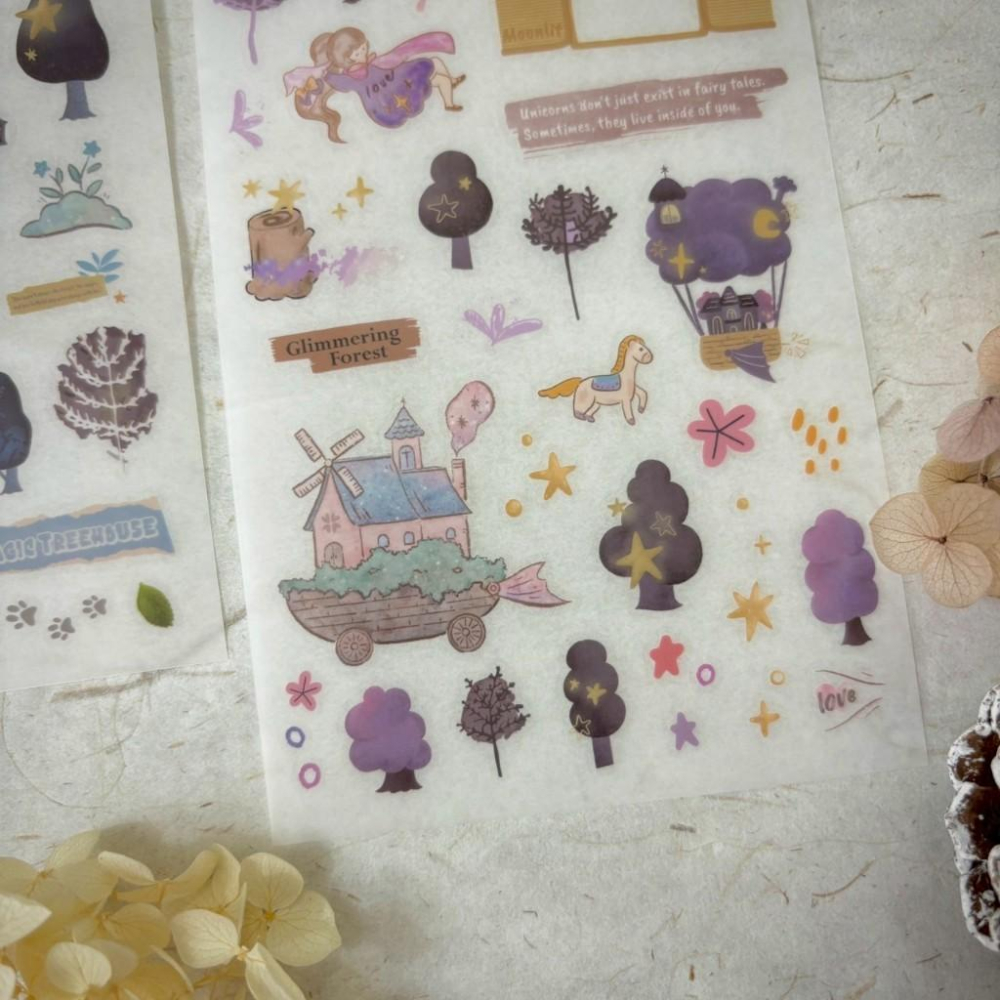 [好築藝創作]四重夢 森┃ 轉印貼紙-細節圖4