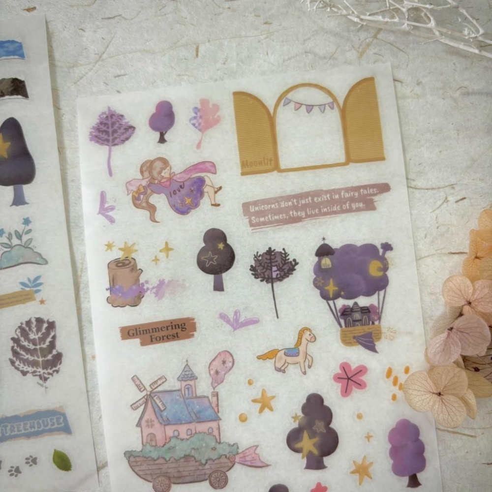 [好築藝創作]四重夢 森┃ 轉印貼紙-細節圖5