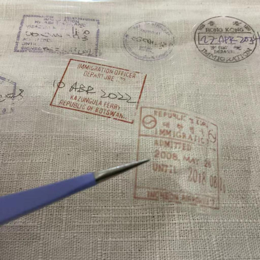 Jr.Studio ｜日本菲林膠片/Expired Visa 旅遊護照印章/Simple Things 浮光絮語｜分裝紙-細節圖7