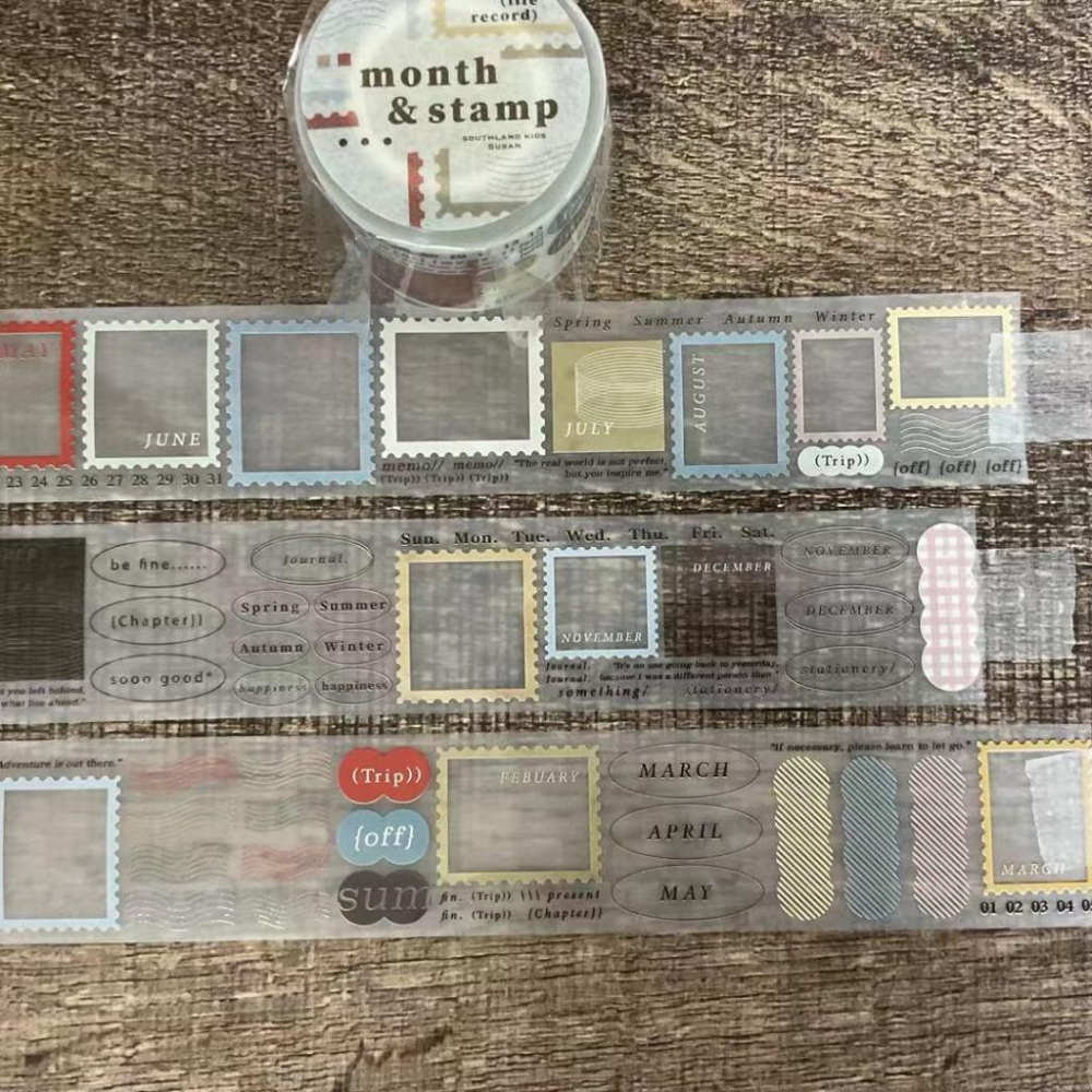 南國的孩子｜P03.Month & stamp月份郵票/ P04.Circle &fram圓與框/M01.small-細節圖4