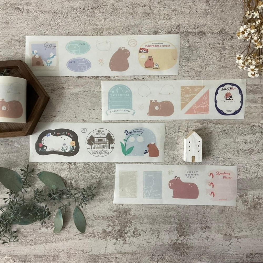 米乾｜DAY 730 /Once upon a time｜ 分裝紙膠帶-細節圖3