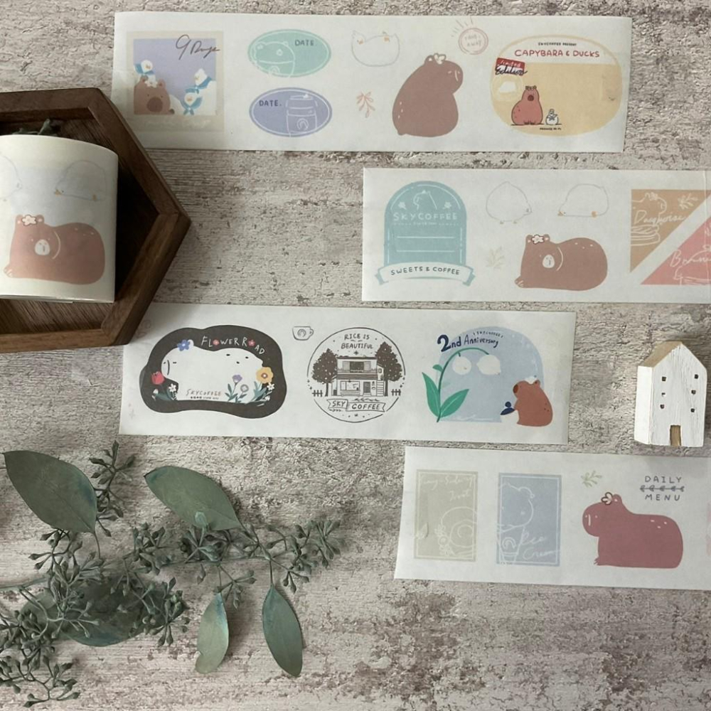 米乾｜DAY 730 /Once upon a time｜ 分裝紙膠帶-細節圖4