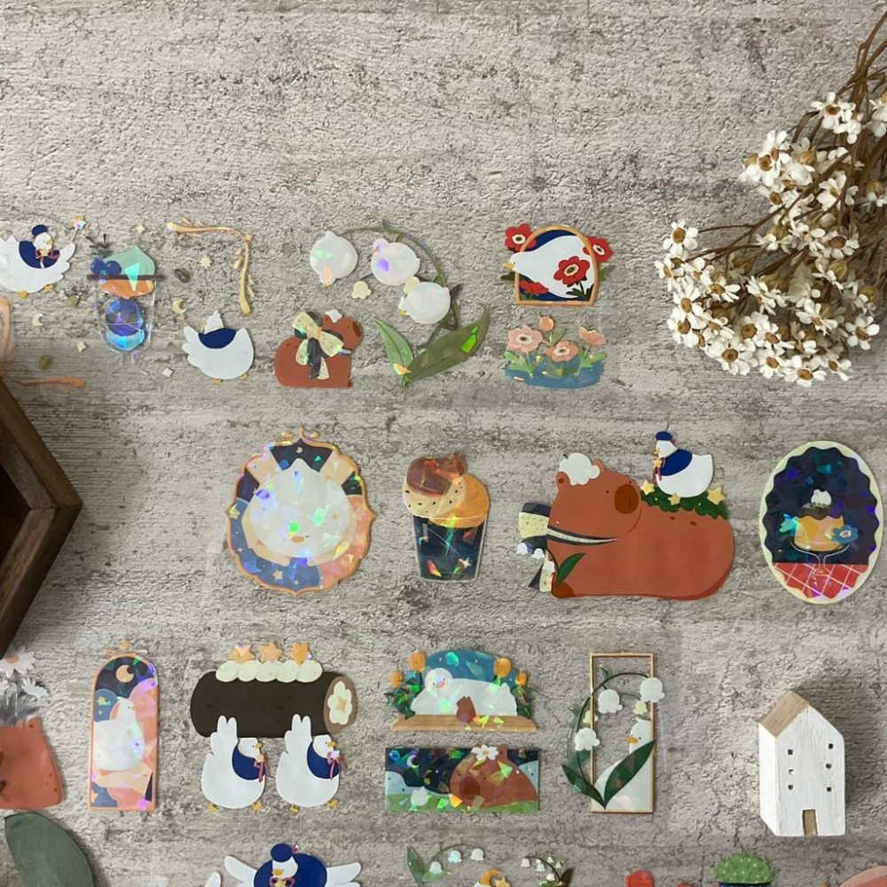 米乾｜DAY 730 /Once upon a time｜ 分裝紙膠帶-細節圖8