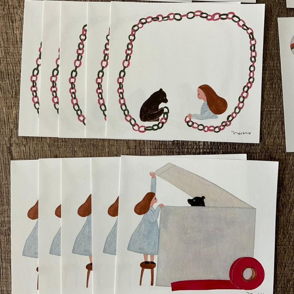 日本 表現社 西淑 | 禮物與熱氣球｜便條分裝-細節圖3