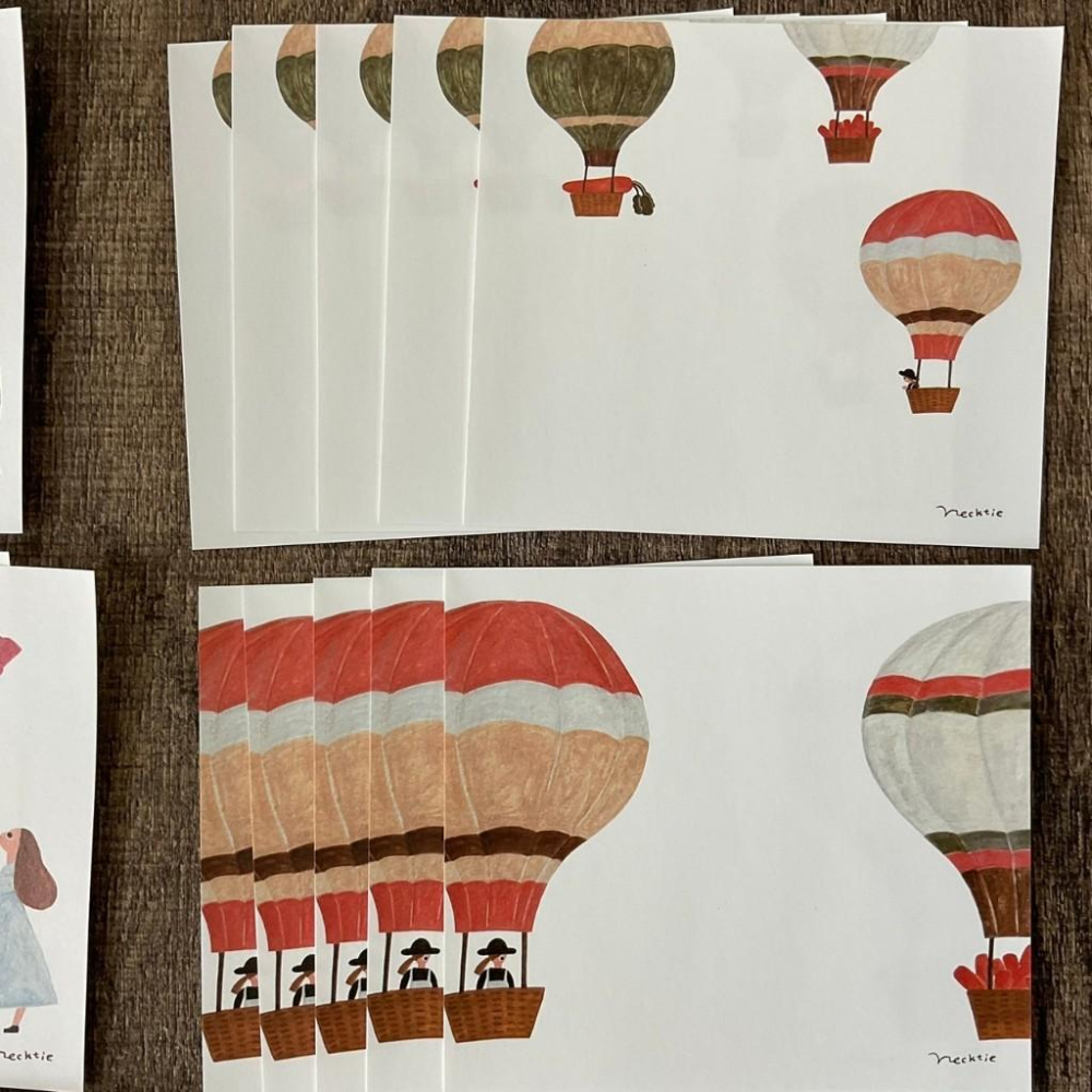 日本 表現社 西淑 | 禮物與熱氣球｜便條分裝-細節圖4