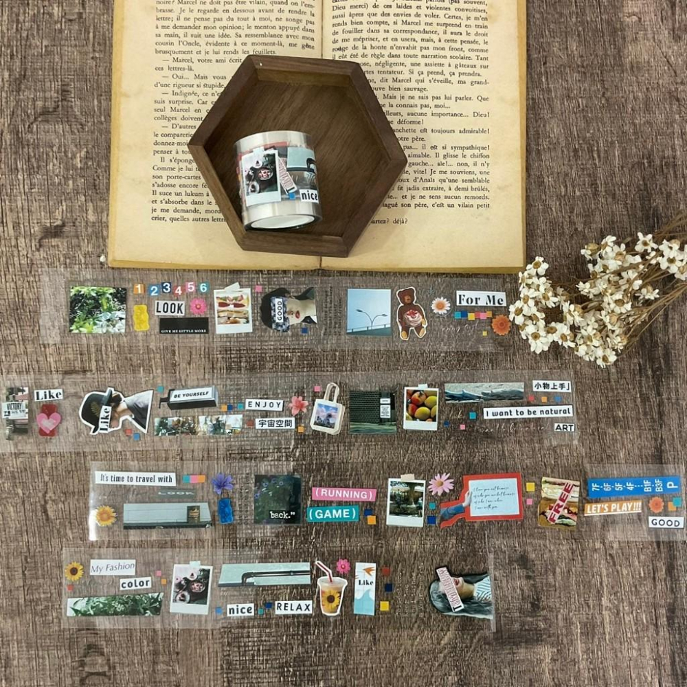 莫非是芝麻球 | Love Song Baby V.1 剪愛｜分裝紙膠帶-細節圖6