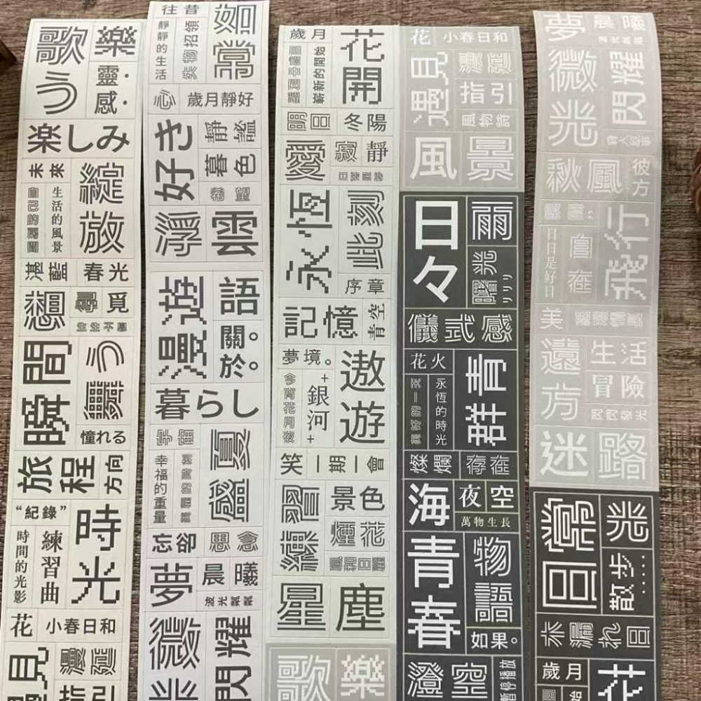 小行星B610｜文字處方箋｜割型模造PET 循環200cm 分裝紙膠帶-細節圖2