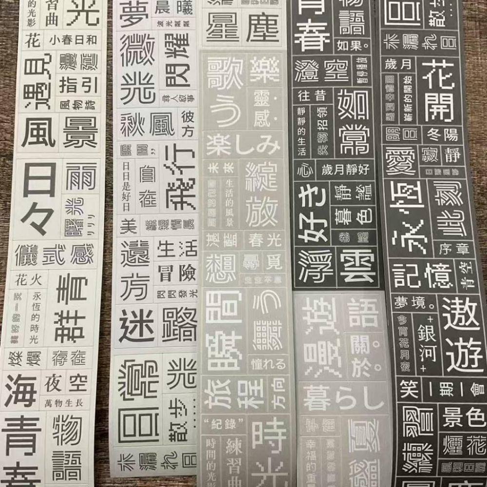 小行星B610｜文字處方箋｜割型模造PET 循環200cm 分裝紙膠帶-細節圖4