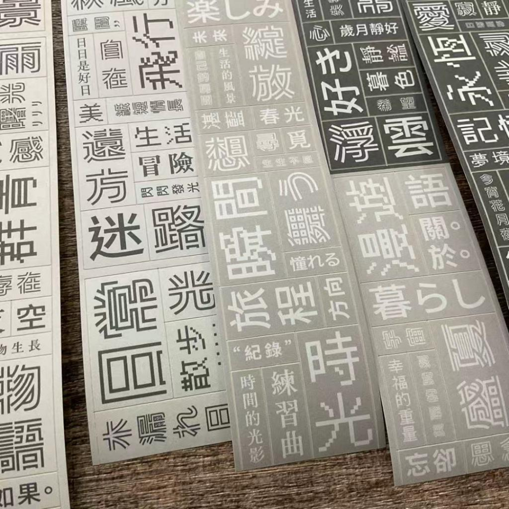 小行星B610｜文字處方箋｜割型模造PET 循環200cm 分裝紙膠帶-細節圖5