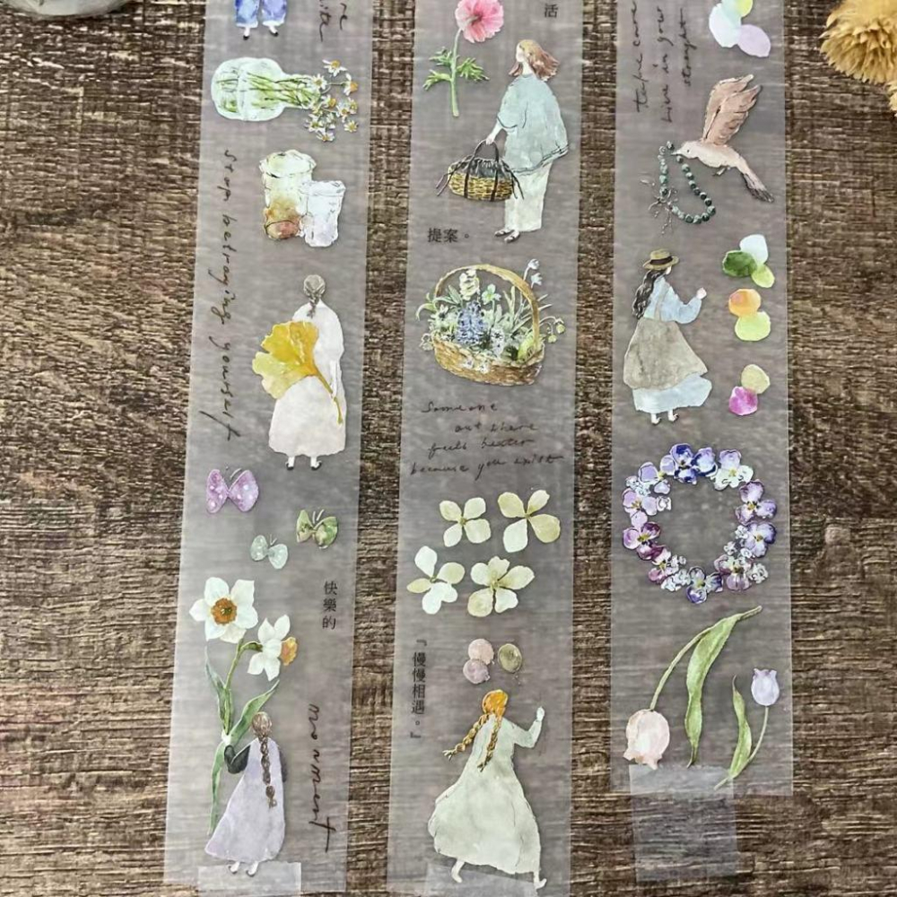 Pion｜mini girl_01 / mini girl_02/ Paper｜分裝紙膠帶-細節圖5