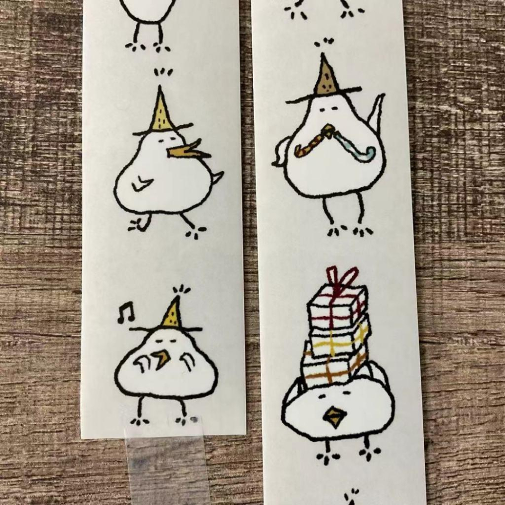 紙山洞｜小廢鴨派對｜亮面PET 分裝紙膠帶-細節圖4