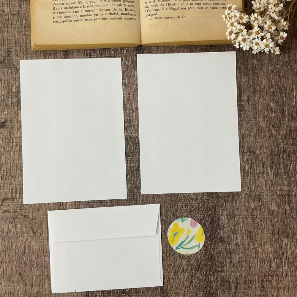 日本 吉村松美｜春花｜信封信紙貼紙-細節圖7