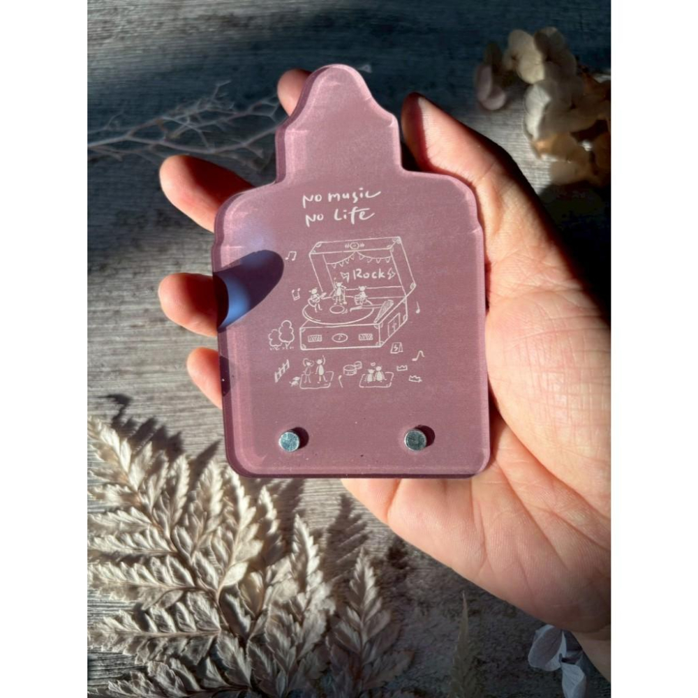 [好築藝創作]壓克力板夾-小熊演唱會-細節圖2