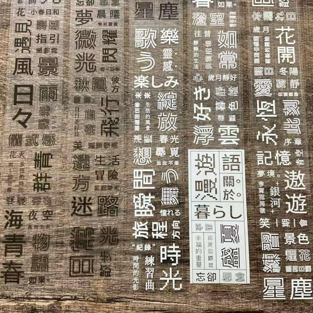 小行星B610｜文字處方箋｜割型亮面PET 循環200cm 分裝紙膠帶-細節圖6