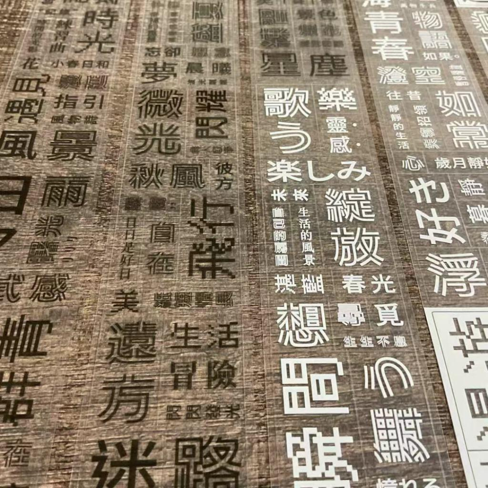 小行星B610｜文字處方箋｜割型亮面PET 循環200cm 分裝紙膠帶-細節圖7
