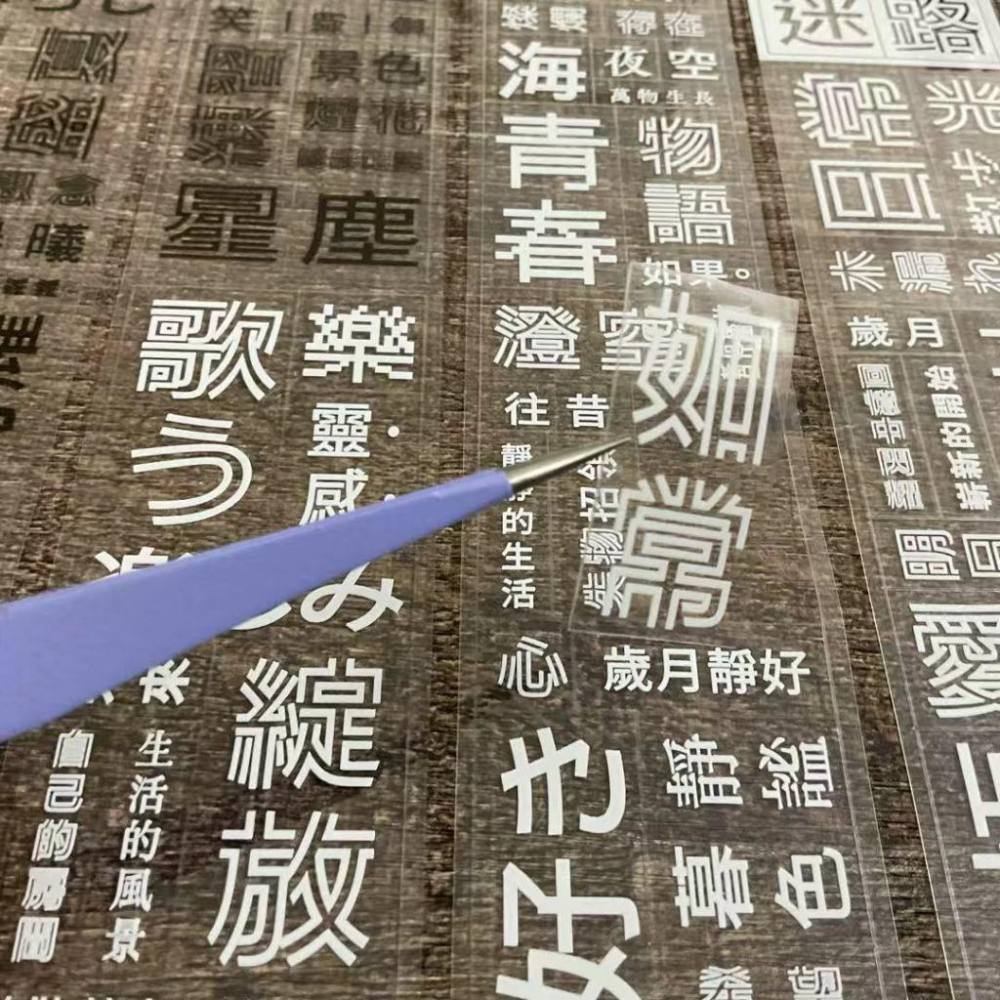 小行星B610｜文字處方箋｜割型亮面PET 循環200cm 分裝紙膠帶-細節圖8