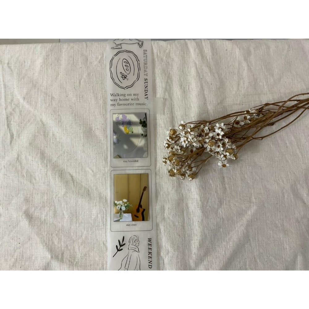 紙上旅行+舒媞｜Citywalk Stay Chill｜霧面PET 分裝紙膠帶-細節圖3