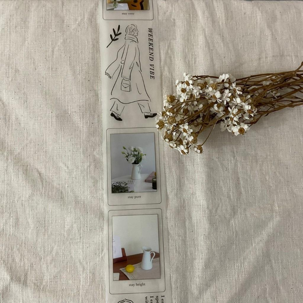 紙上旅行+舒媞｜Citywalk Stay Chill｜霧面PET 分裝紙膠帶-細節圖4