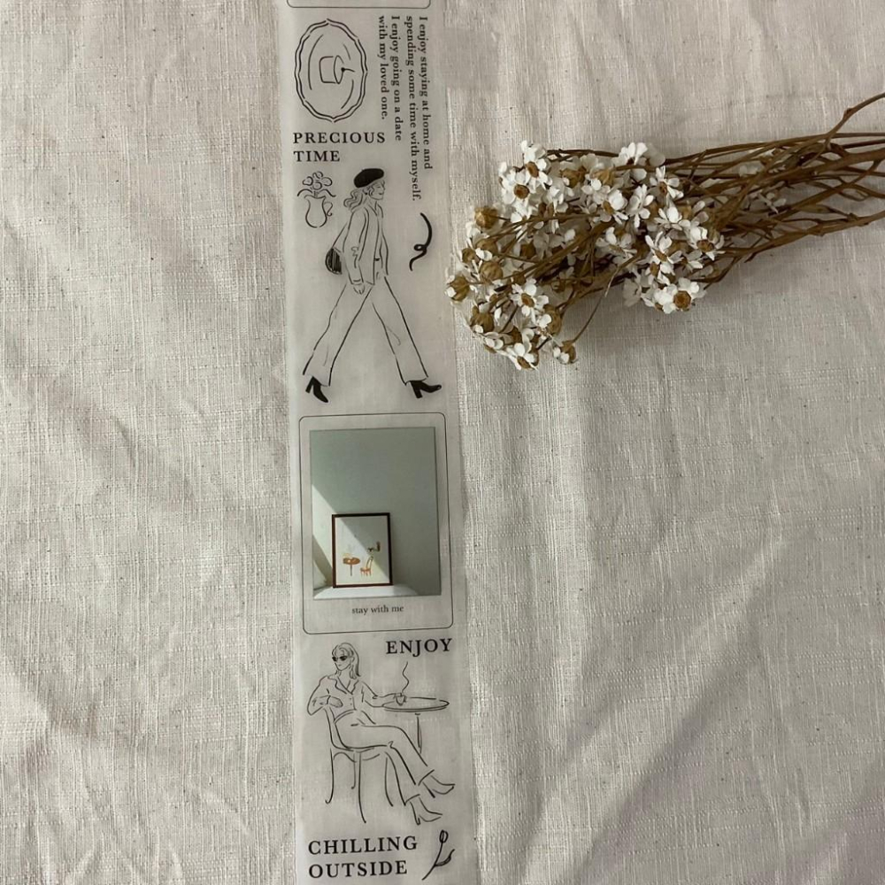 紙上旅行+舒媞｜Citywalk Stay Chill｜霧面PET 分裝紙膠帶-細節圖5