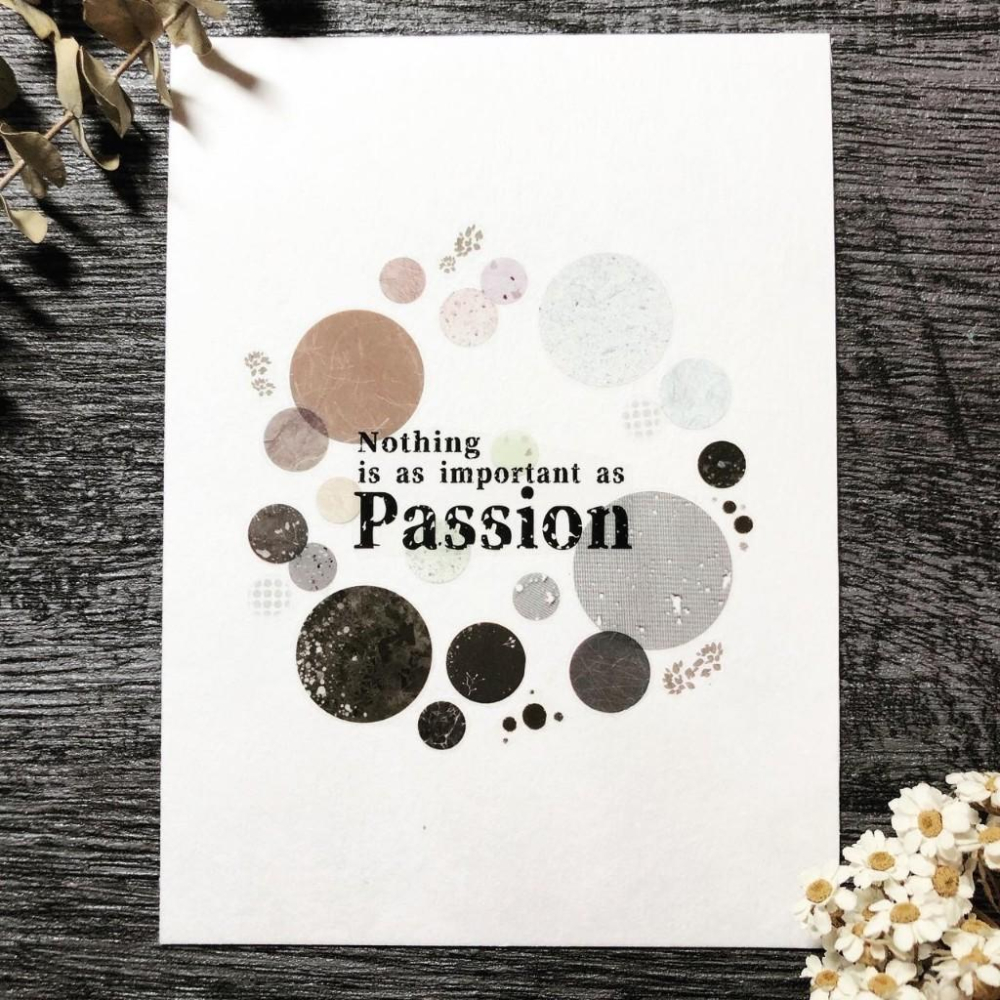 好築藝｜圓圓圈圈 / 黑白圓圈｜亮面PET 割型 分裝紙膠帶-細節圖3