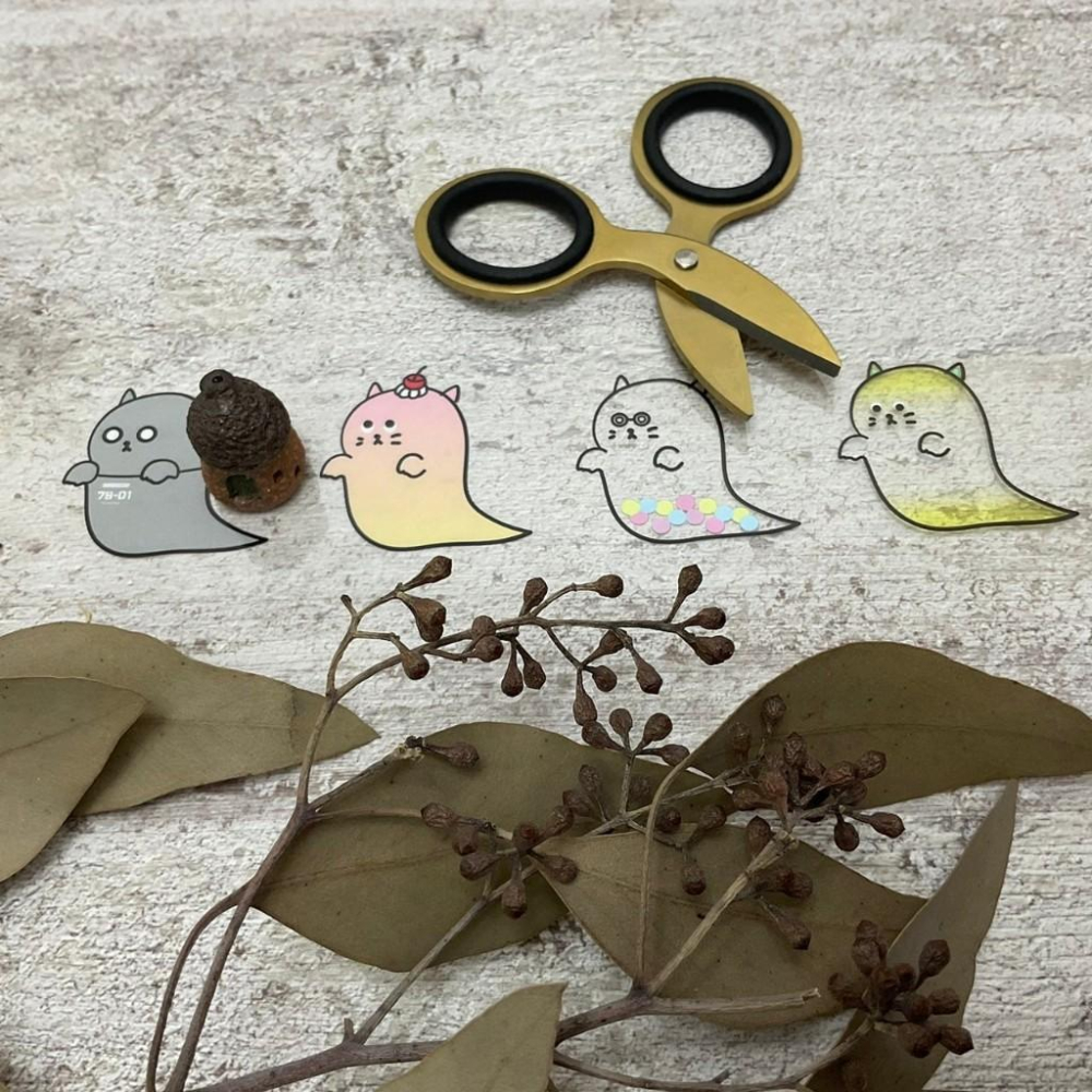 山東饅頭｜貓貓鬼圖鑑｜亮面PET 分裝紙膠帶-細節圖5