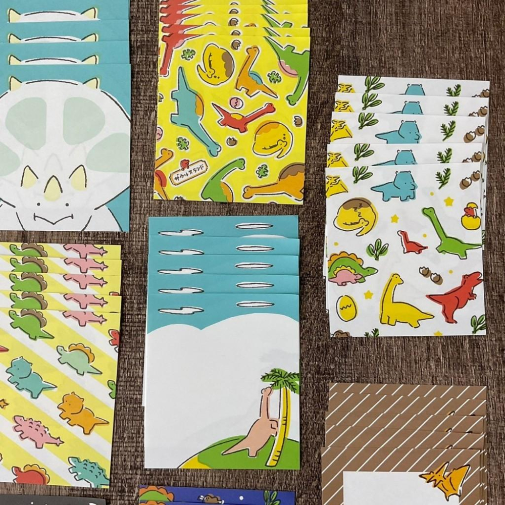 日本 古川紙工｜恐龍日常B便條 ｜便條分裝-細節圖5