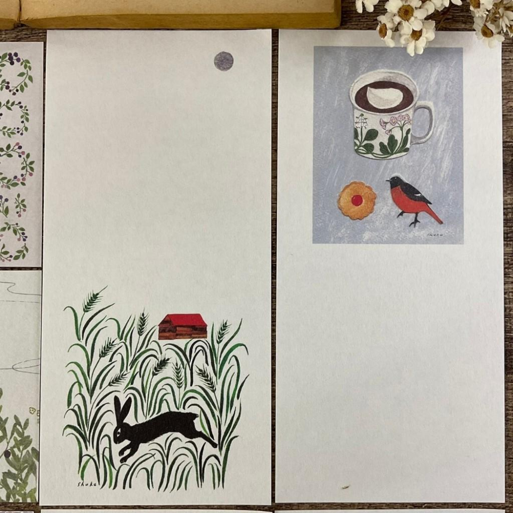 日本 表現社 大森木棉子 西淑｜道草花  日常 |一筆籤 分裝-細節圖4