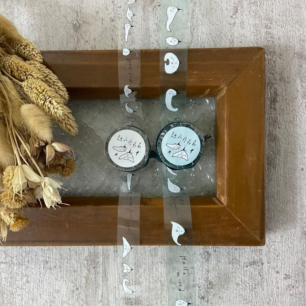 紙山洞｜麵疙瘩爺爺｜亮面PET 分裝紙膠帶-細節圖2