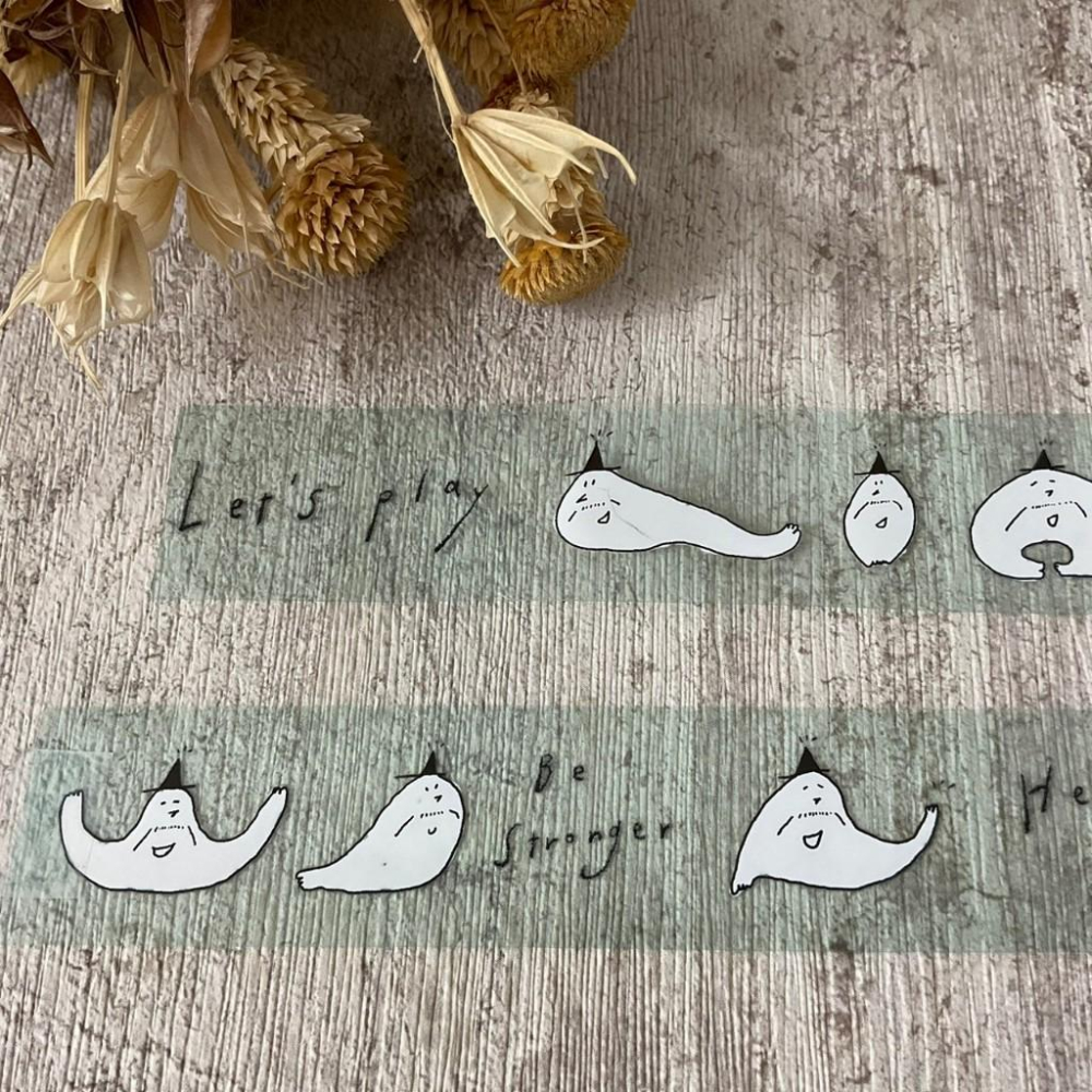 紙山洞｜麵疙瘩爺爺｜亮面PET 分裝紙膠帶-細節圖5