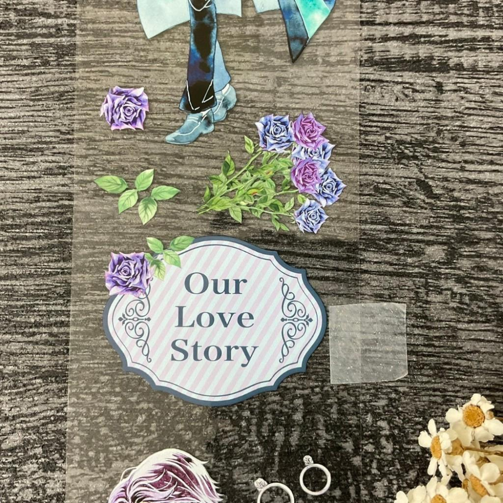 安琪米拉｜最閃耀的你-新郎1｜亮面PET 分裝紙膠帶-細節圖7