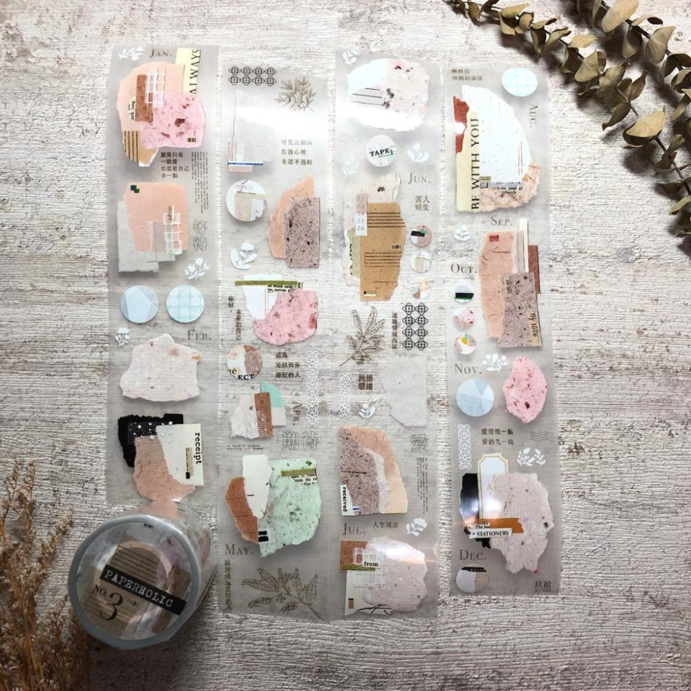 玖拾｜ paperholic 3｜分裝紙膠帶-細節圖2