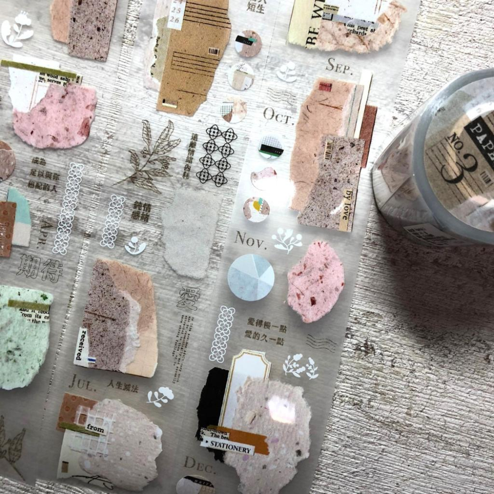 玖拾｜ paperholic 3｜分裝紙膠帶-細節圖3
