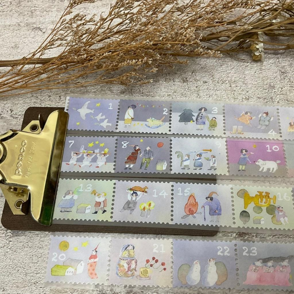 dodolulu｜送暖 / 粉紅精靈｜霧面PET 分裝紙膠帶-細節圖6