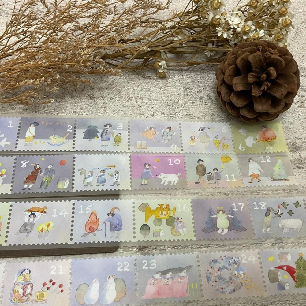 dodolulu｜送暖 / 粉紅精靈｜霧面PET 分裝紙膠帶-細節圖7