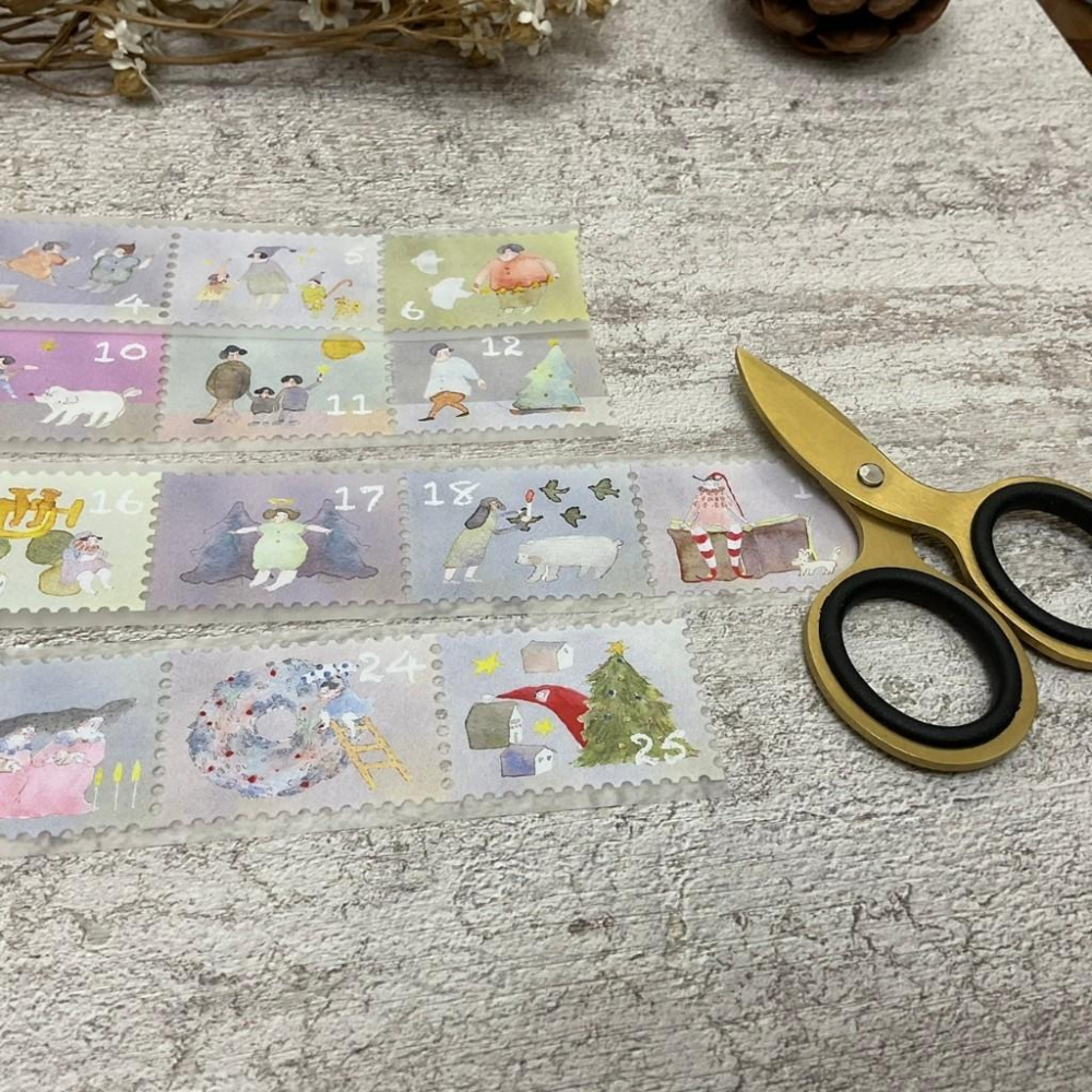 dodolulu｜送暖 / 粉紅精靈｜霧面PET 分裝紙膠帶-細節圖9