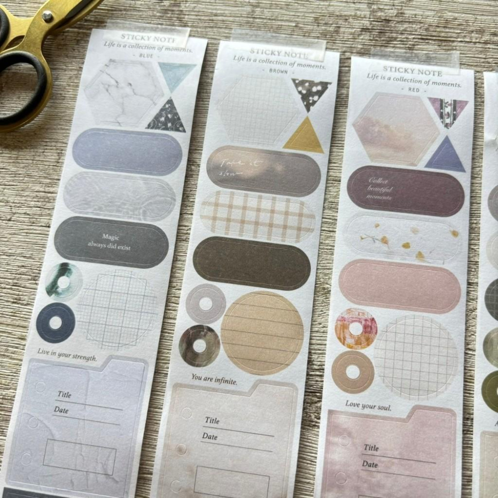 Pion｜Chill_Vol.1 / Vol.2/ Sticky note｜分裝紙膠帶-細節圖3