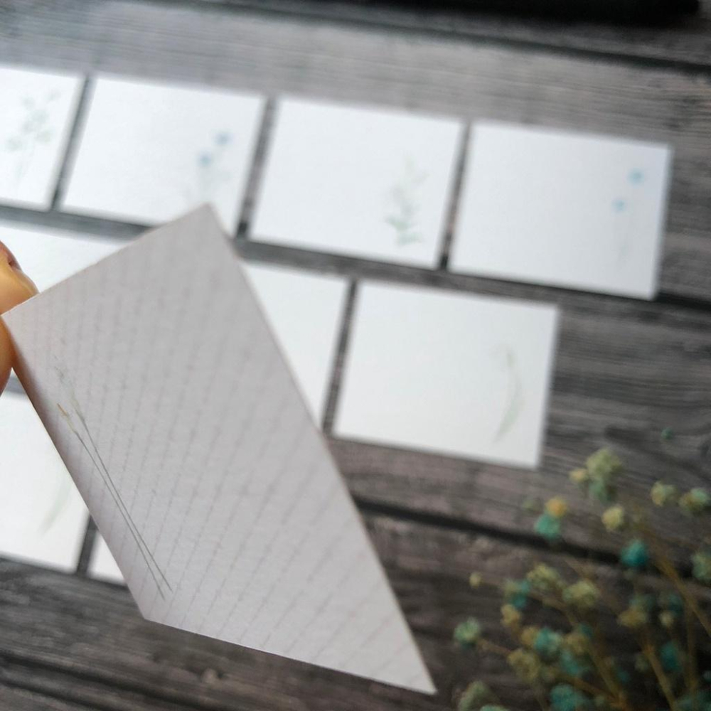 [好築藝]日本 mocolier  小卡 雙面印刷｜花朵 兩款選擇-細節圖9