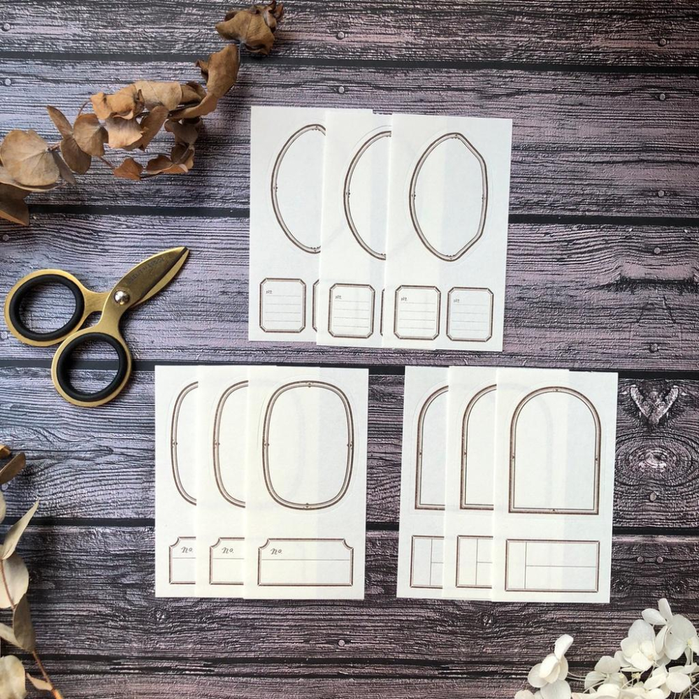 Ours森林好朋友｜便箋分裝 活版印刷 3款各3張-細節圖2