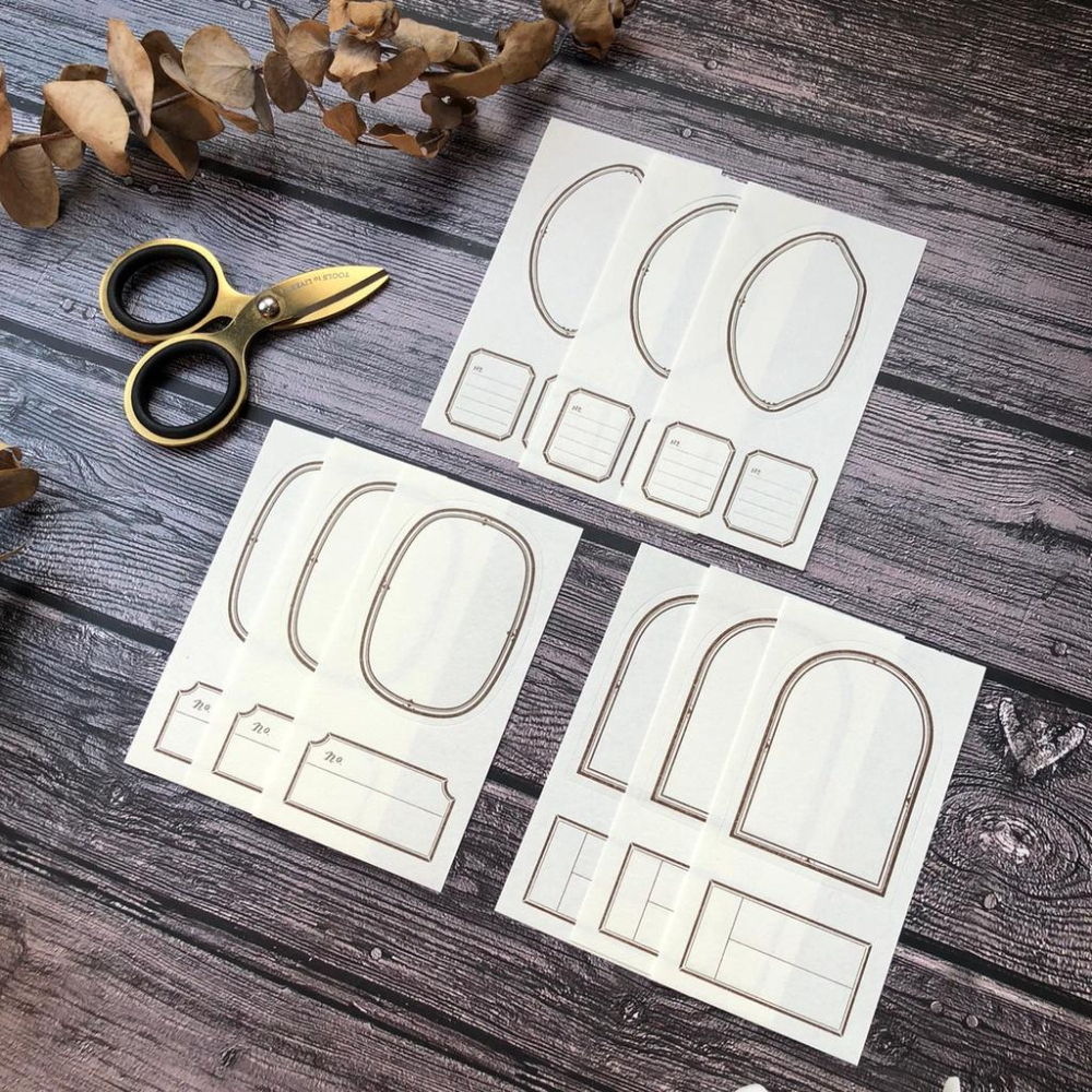 Ours森林好朋友｜便箋分裝 活版印刷 3款各3張-細節圖3