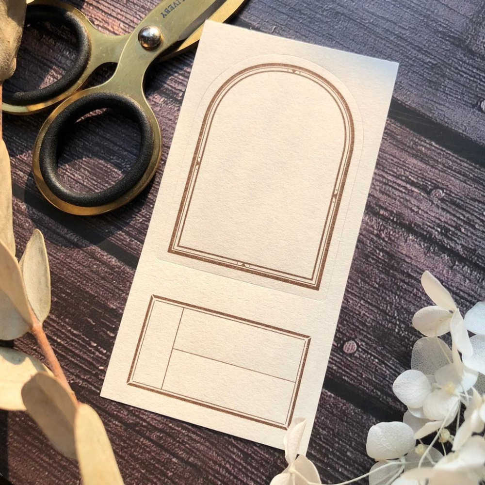 Ours森林好朋友｜便箋分裝 活版印刷 3款各3張-細節圖5