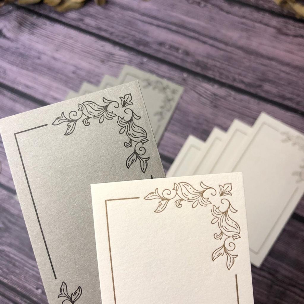 [好築藝]馬來西亞 Journal Pages｜凸版印刷 便籤分裝 復古花框便箋 一組2種顏色-細節圖3