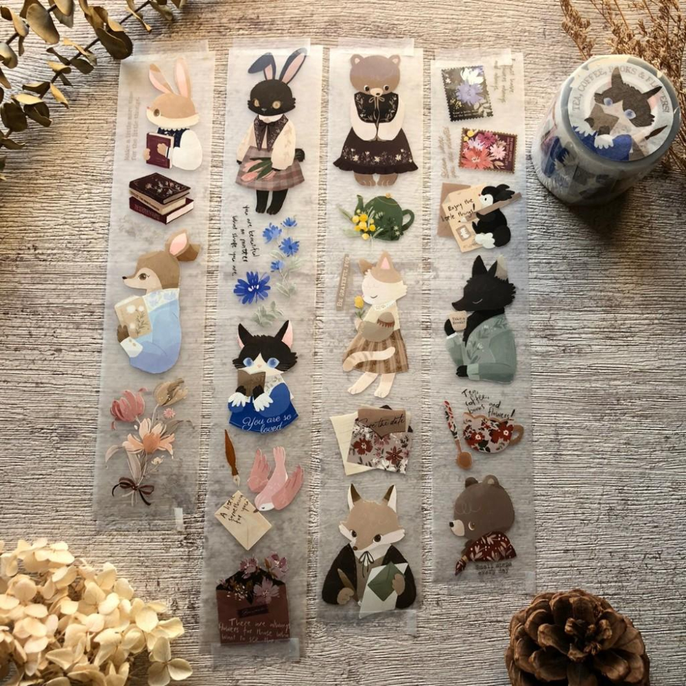 婉滋 wwiinngg｜我的小時光｜霧面PET 分裝紙膠帶-細節圖2