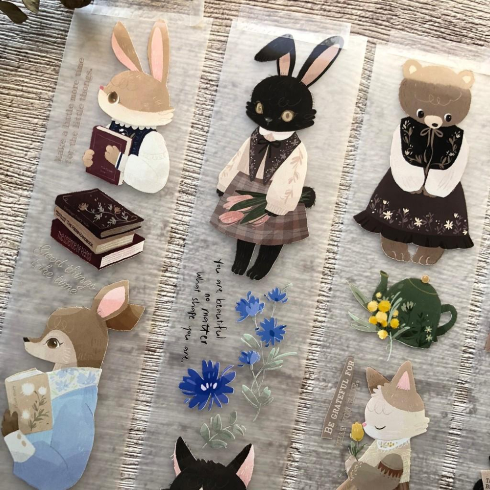 婉滋 wwiinngg｜我的小時光｜霧面PET 分裝紙膠帶-細節圖4