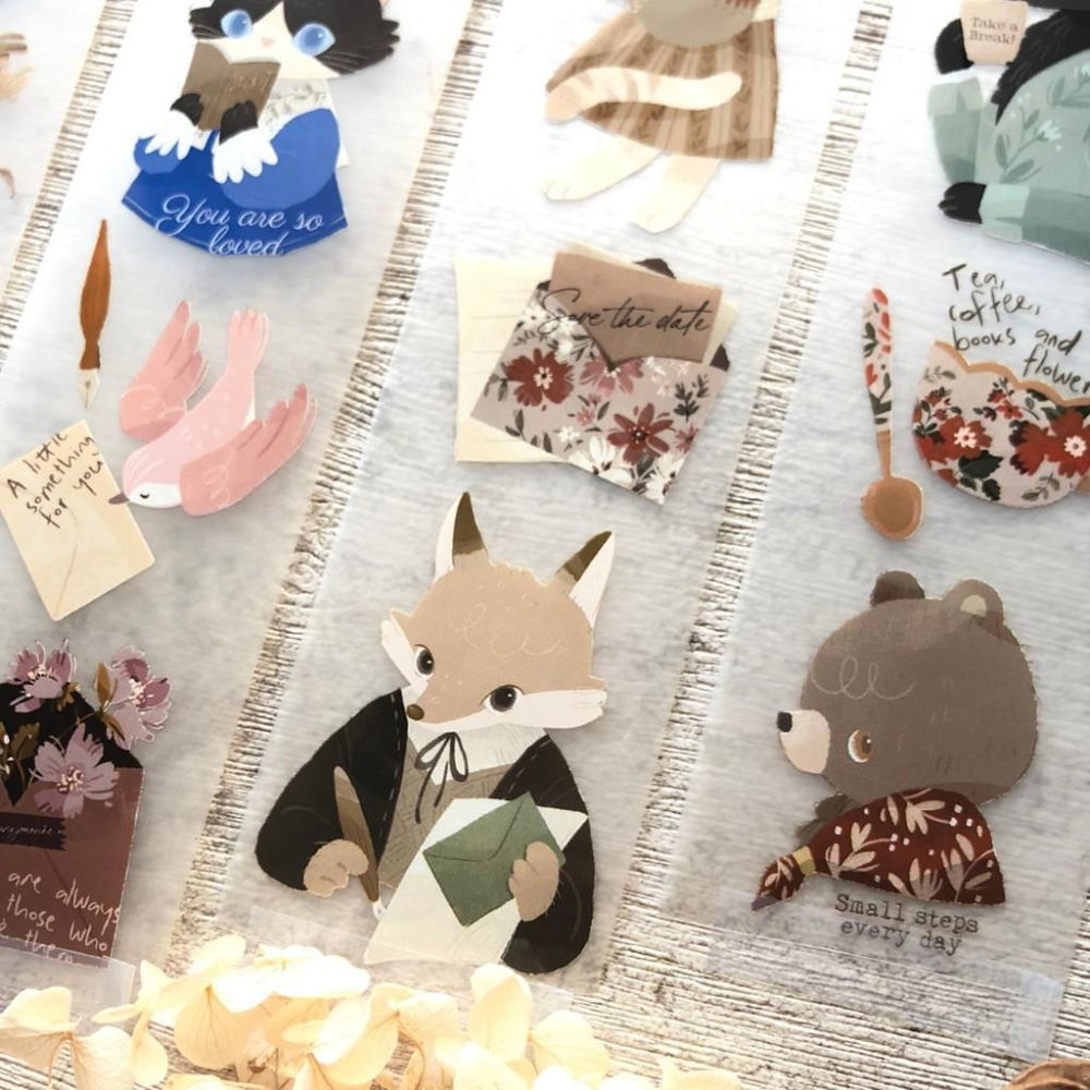 婉滋 wwiinngg｜我的小時光｜霧面PET 分裝紙膠帶-細節圖5