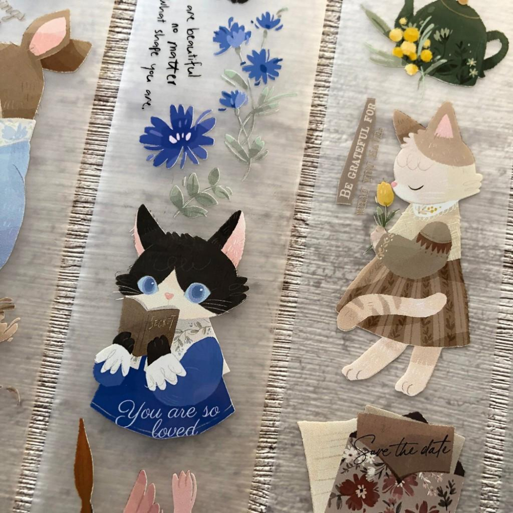 婉滋 wwiinngg｜我的小時光｜霧面PET 分裝紙膠帶-細節圖7