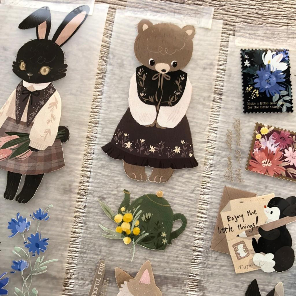 婉滋 wwiinngg｜我的小時光｜霧面PET 分裝紙膠帶-細節圖8