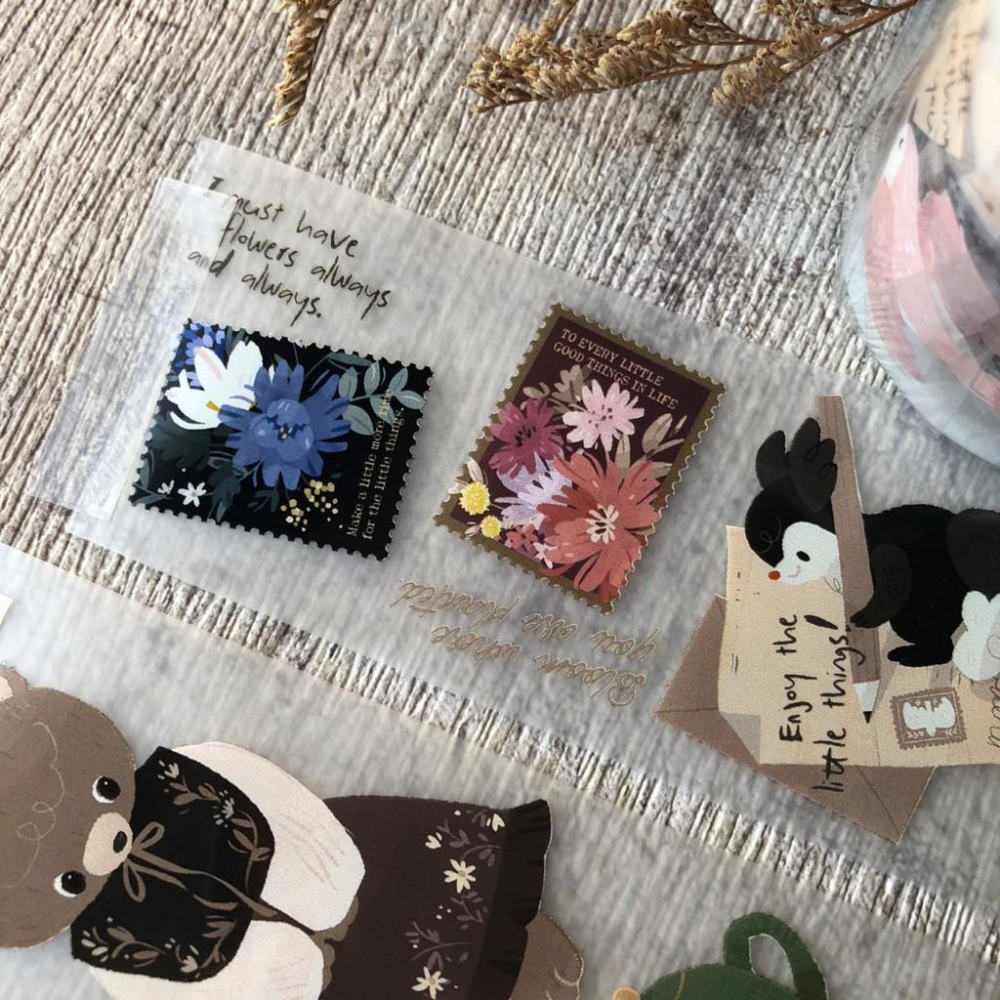 婉滋 wwiinngg｜我的小時光｜霧面PET 分裝紙膠帶-細節圖9